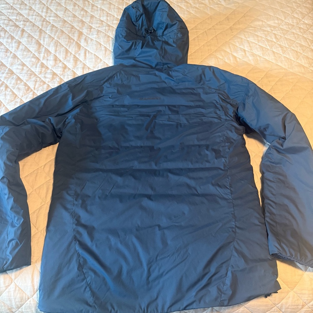 Mammut Blue Lightweight Performance Insulated Hooded Jacket - Picture 4 of 7